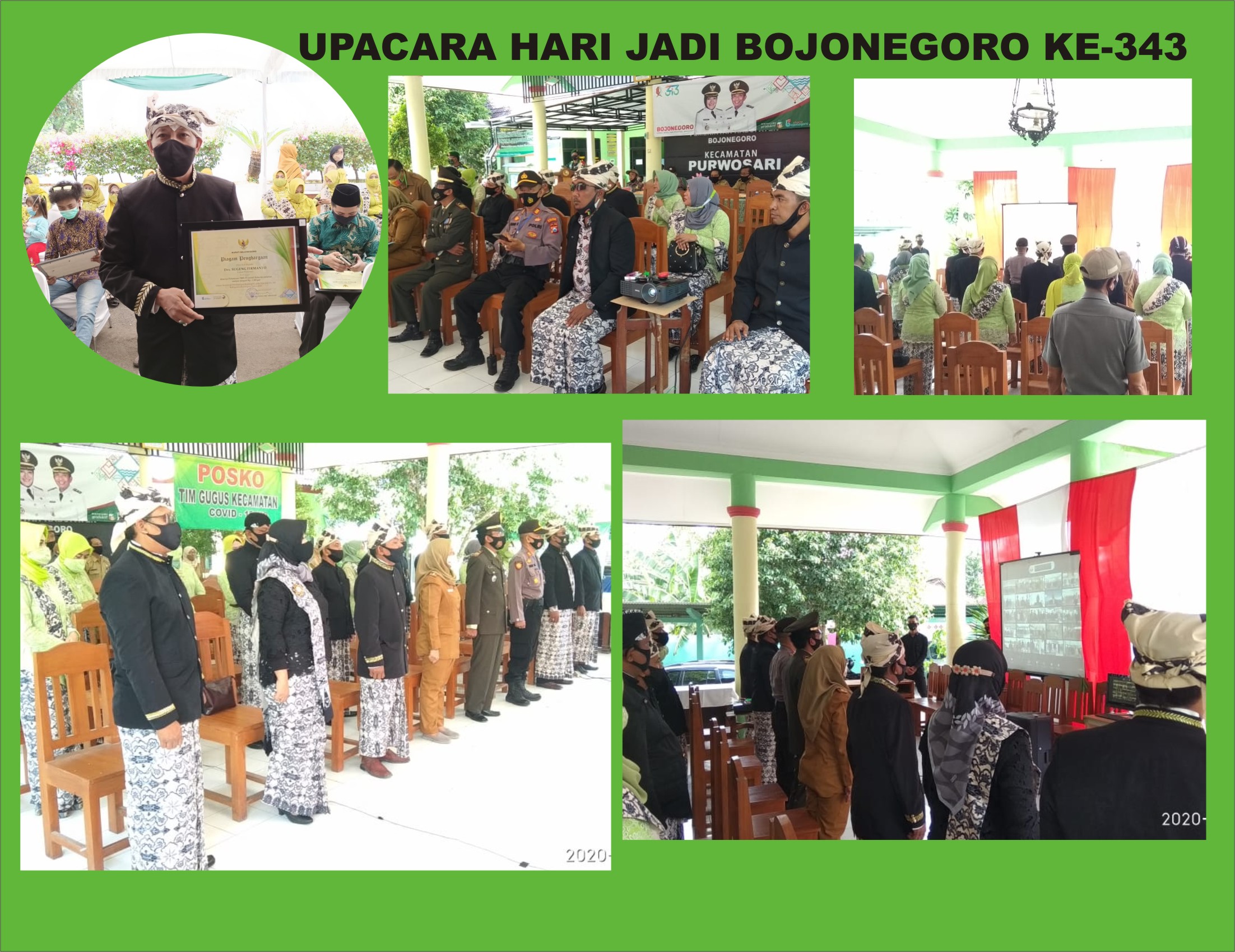 UPACARA HARI JADI BOJONEGORO KE-343