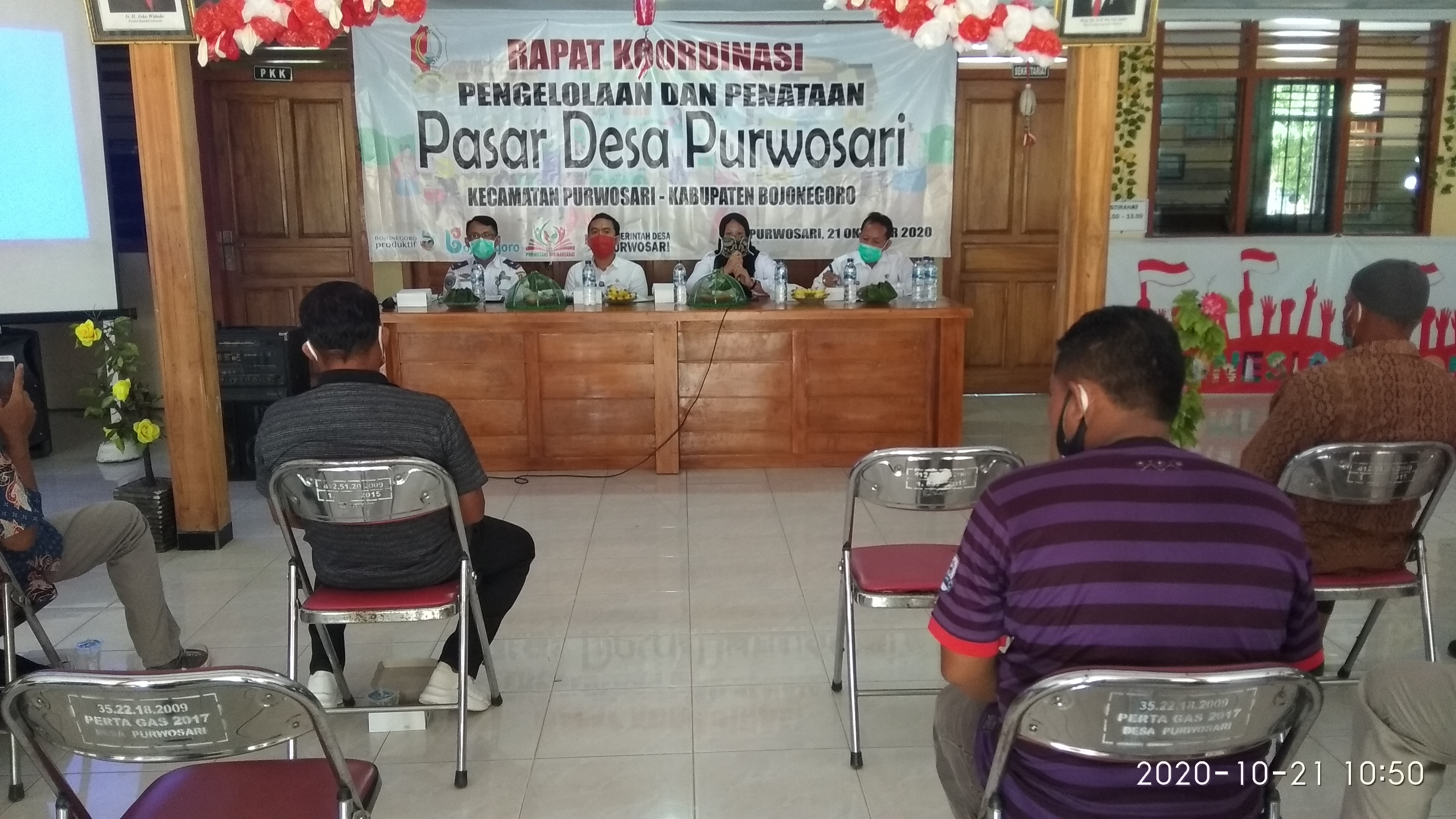 RAKOR PENGELOLAAN DAN PENATAAN PASAR DESA PURWOSARI