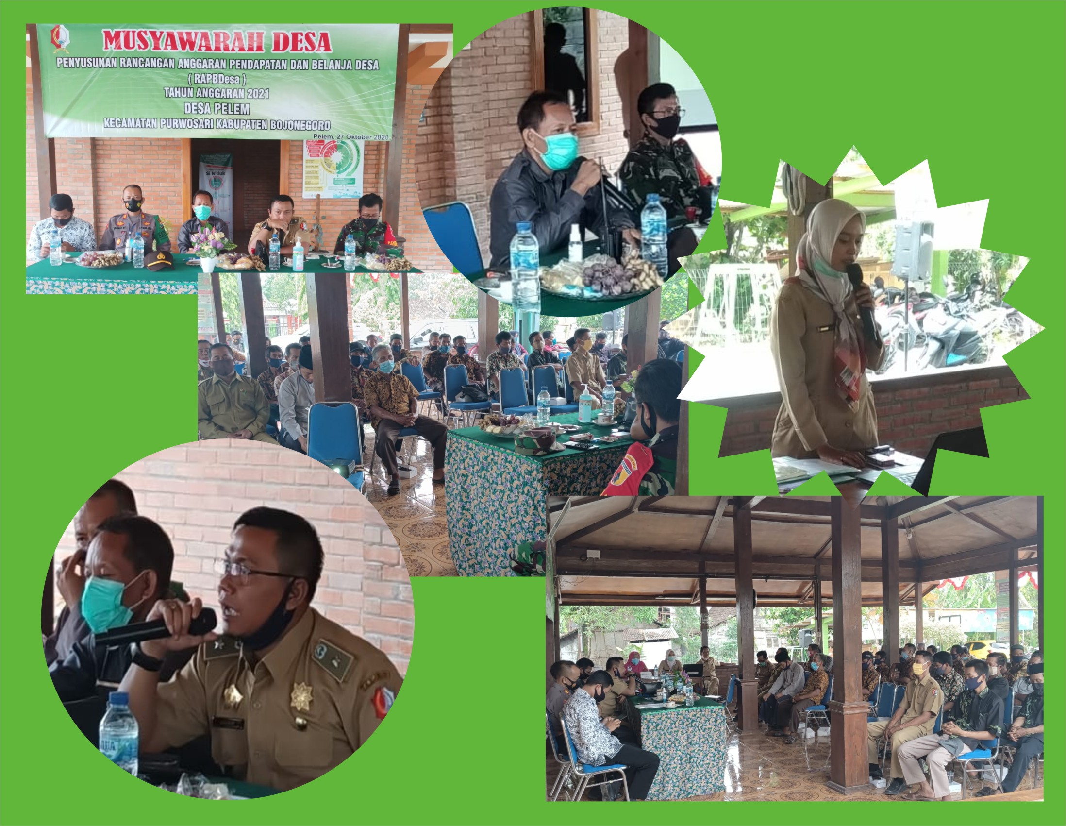 MUSYAWARAH DESA PENYUSUNAN RAPBDes TAHUN ANGGARAN 2021 DESA PELEM