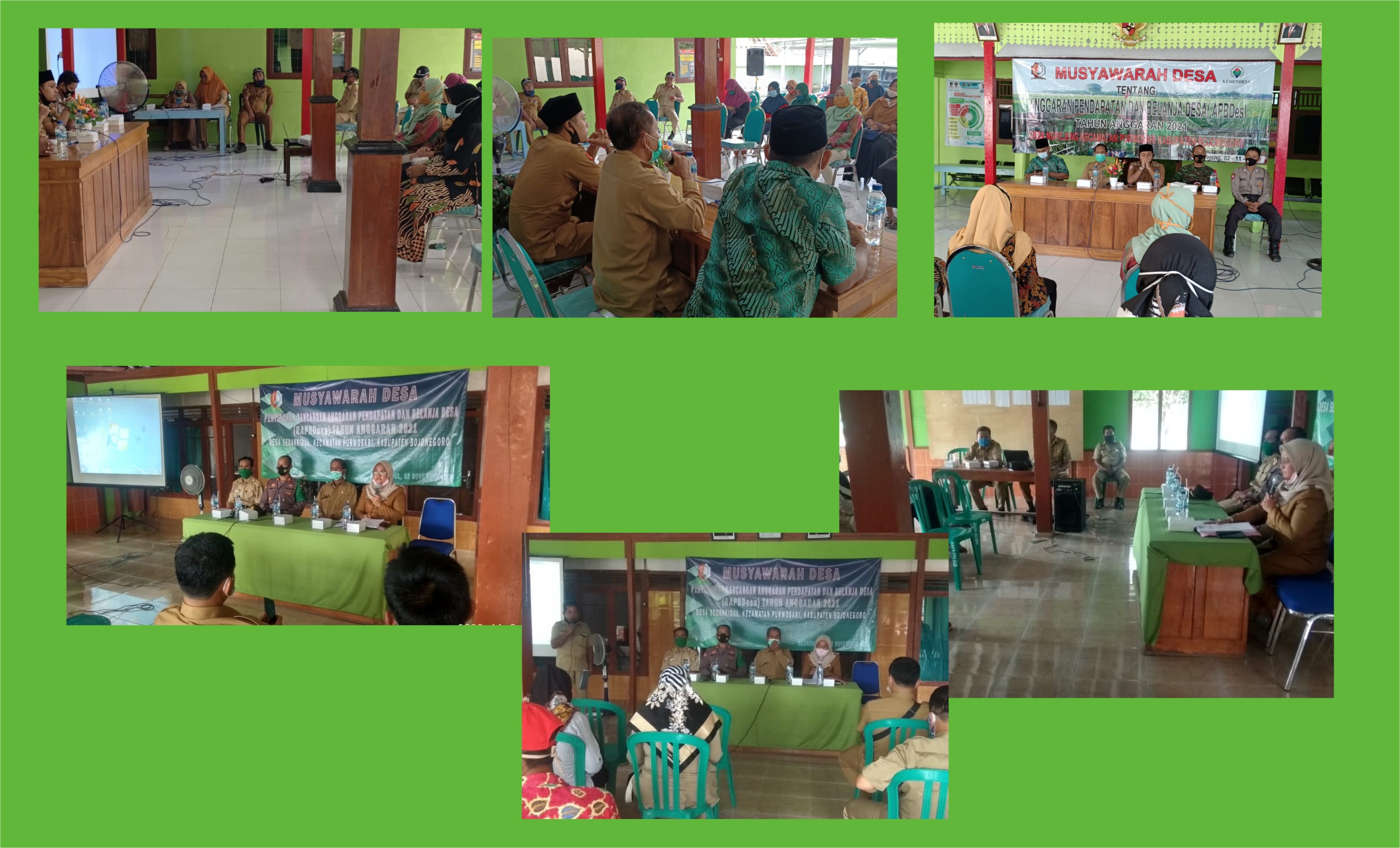 MUSDES RAPBDes TAHUN ANGGARAN 2021 DESA NGREJENG DAN DESA SEDAHKIDUL