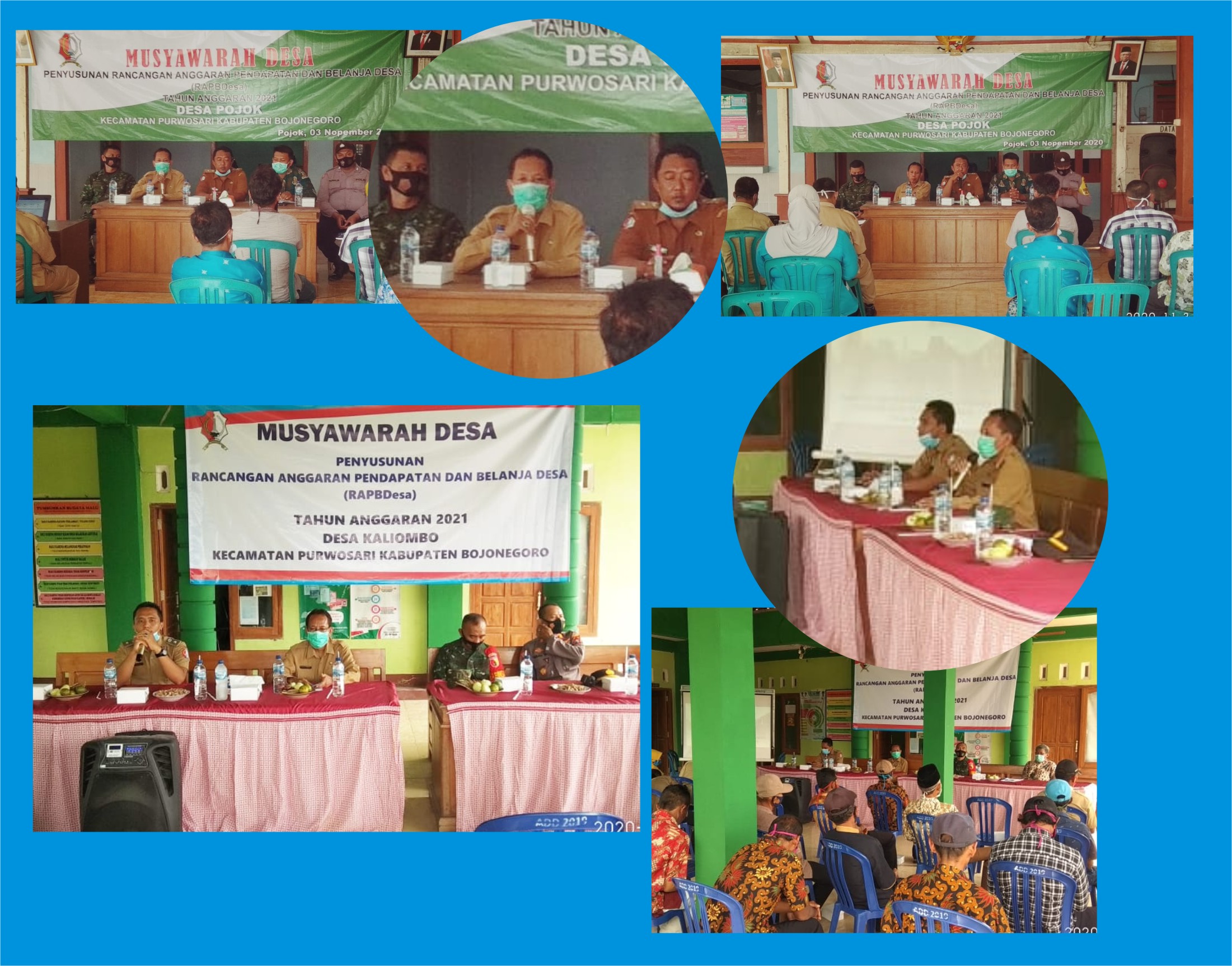 MUSDES RAPBDes TAHUN ANGGARAN 2021 DESA POJOK DAN DESA KALIOMBO