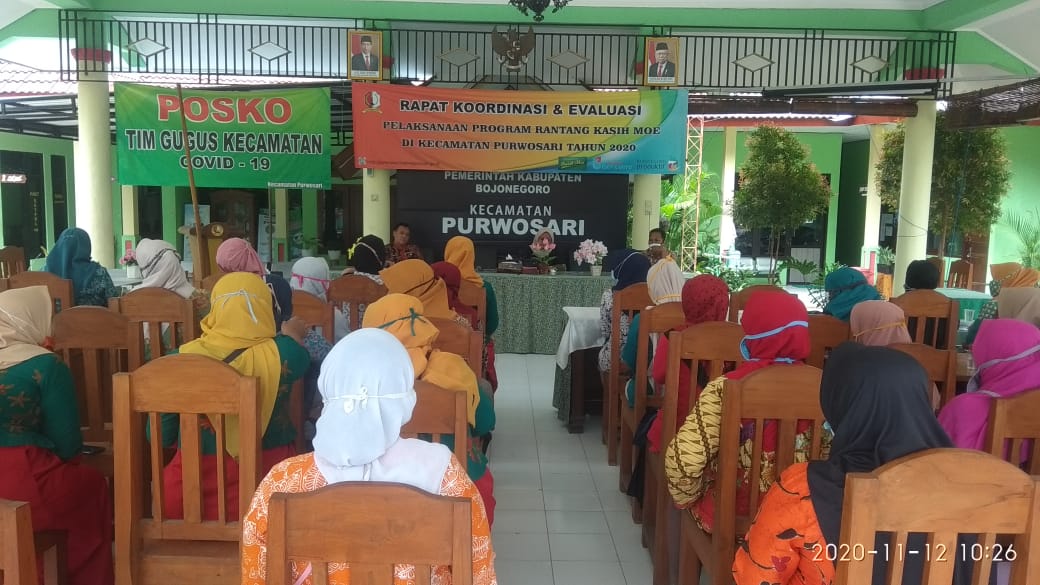RAKOR DAN EVALUASI PELAKSANAAN PROGRAM RANTANG KASIHMOE