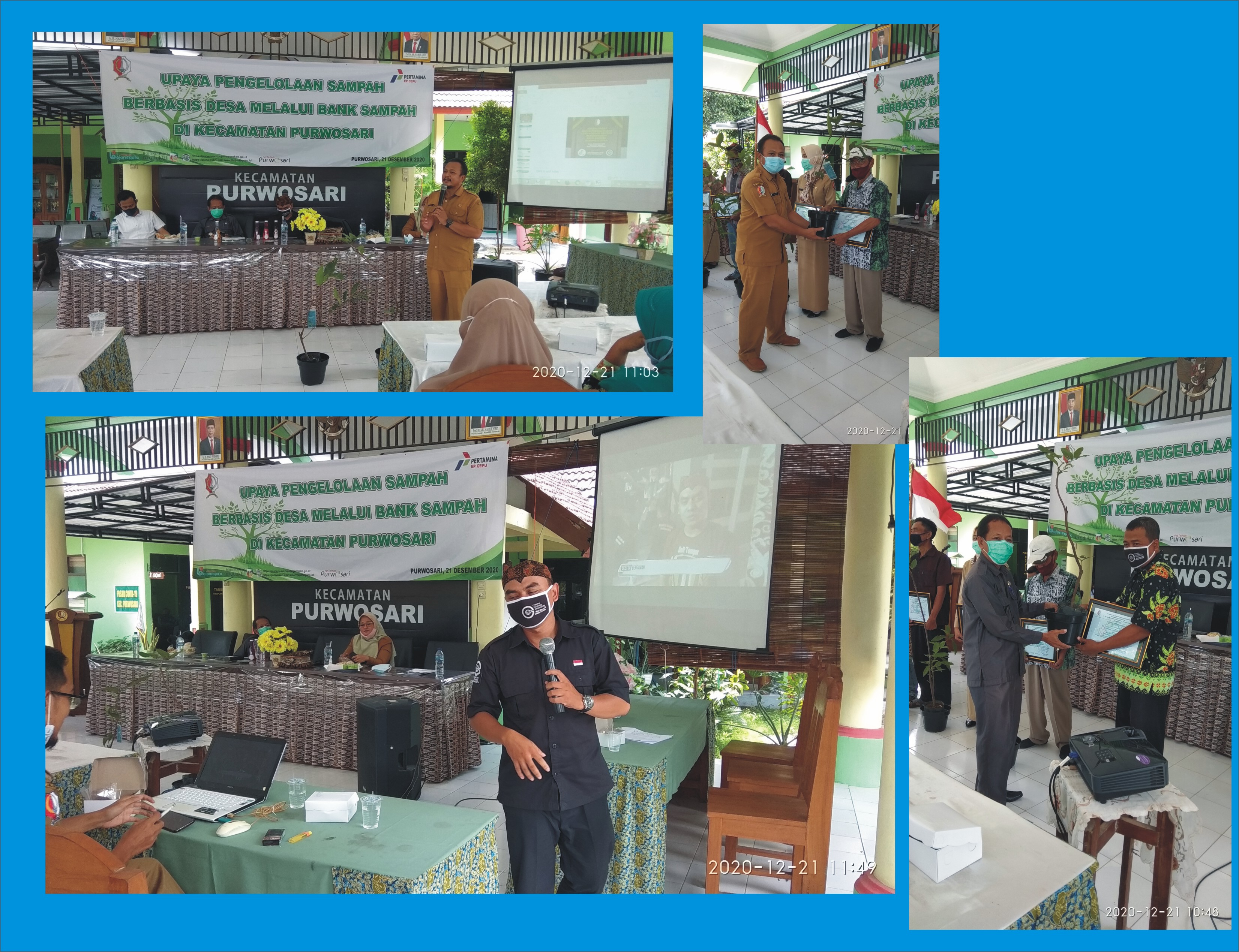 UPAYA PENGELOLAAN SAMPAH BERBASIS DESA MELALUI BANK SAMPAH DI KECAMATAN PURWOSARI