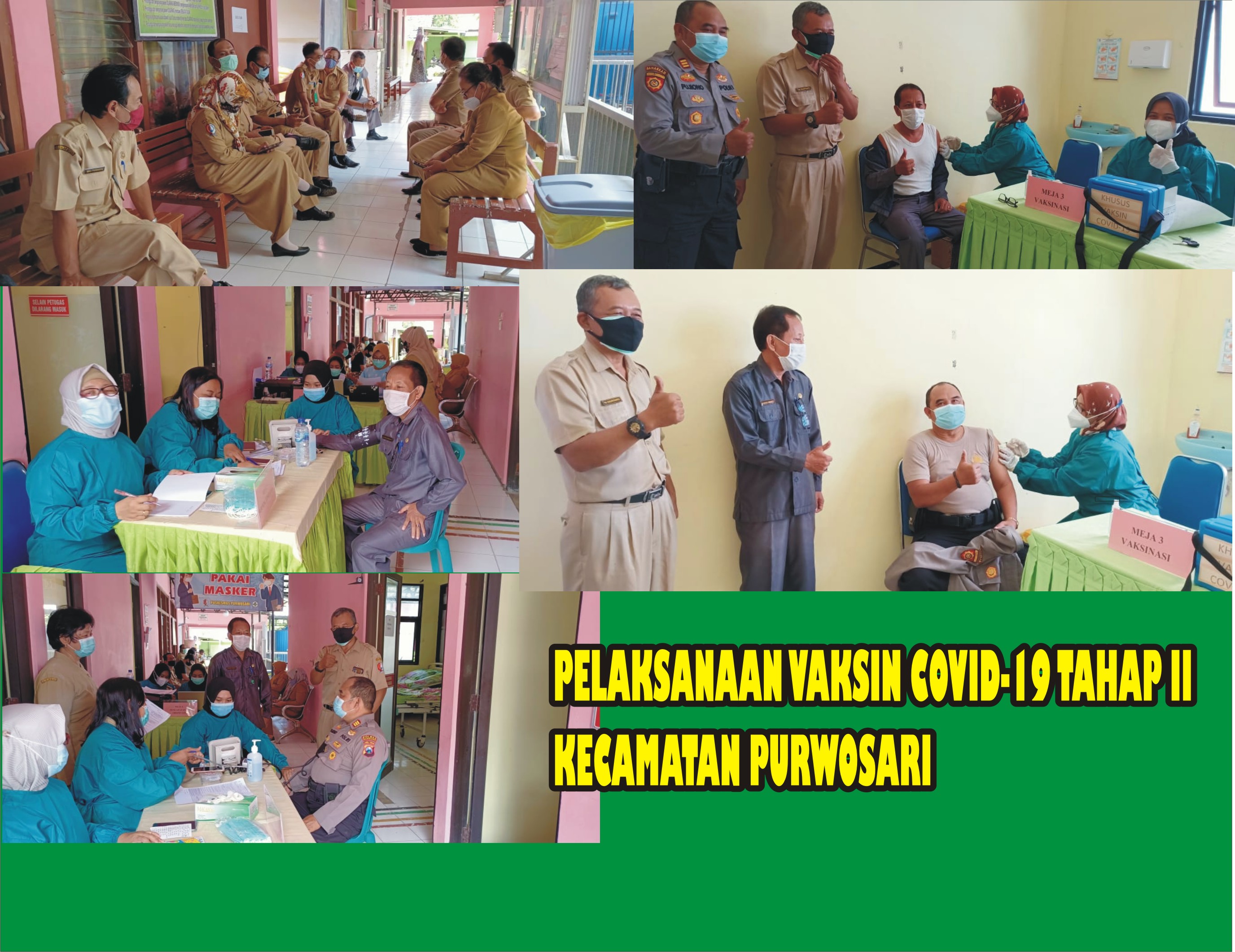 PELAKSANAAN VAKSINASI COVID-19  TAHAP II