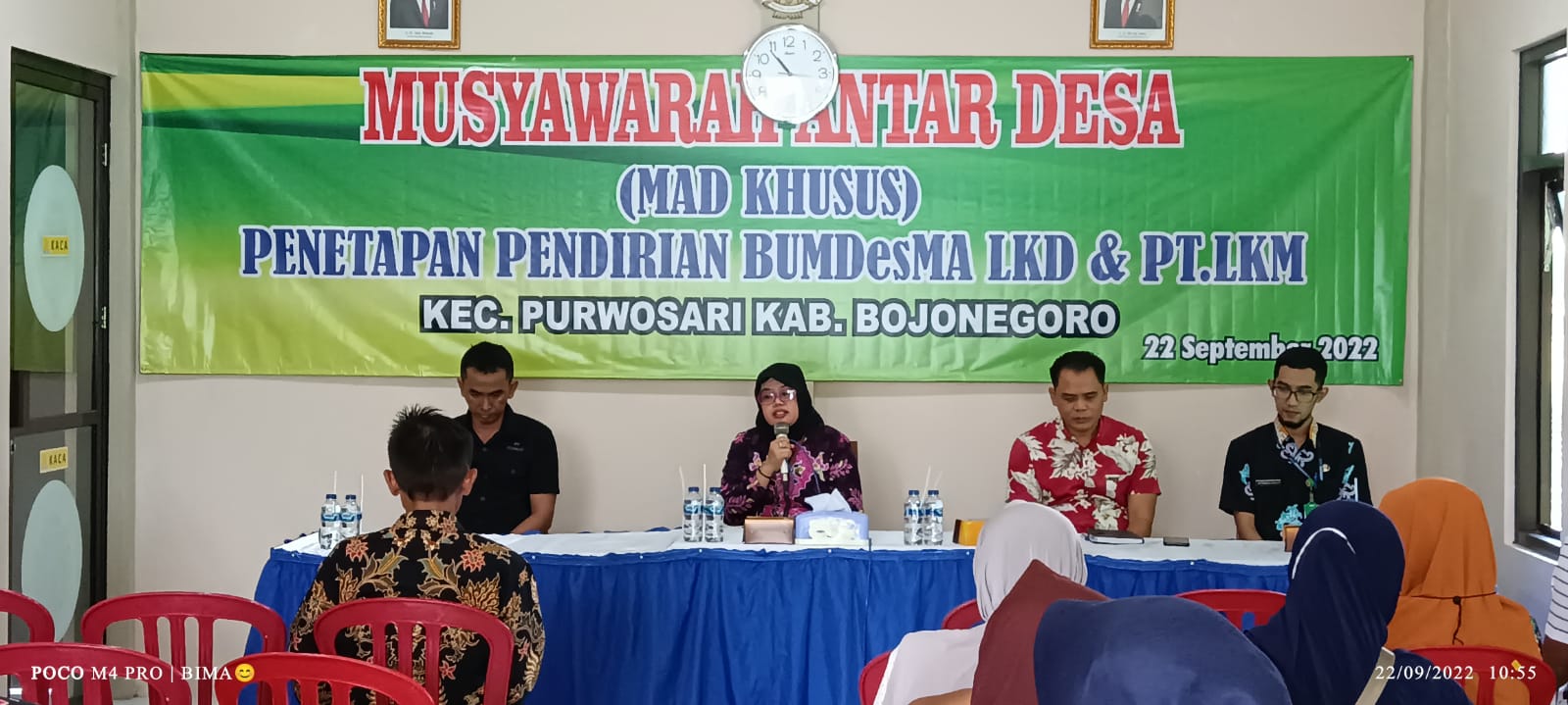 PENETAPAN PENDIRIAN BumDesMa LKD DAN PT. LKM KEC. PURWOSARI