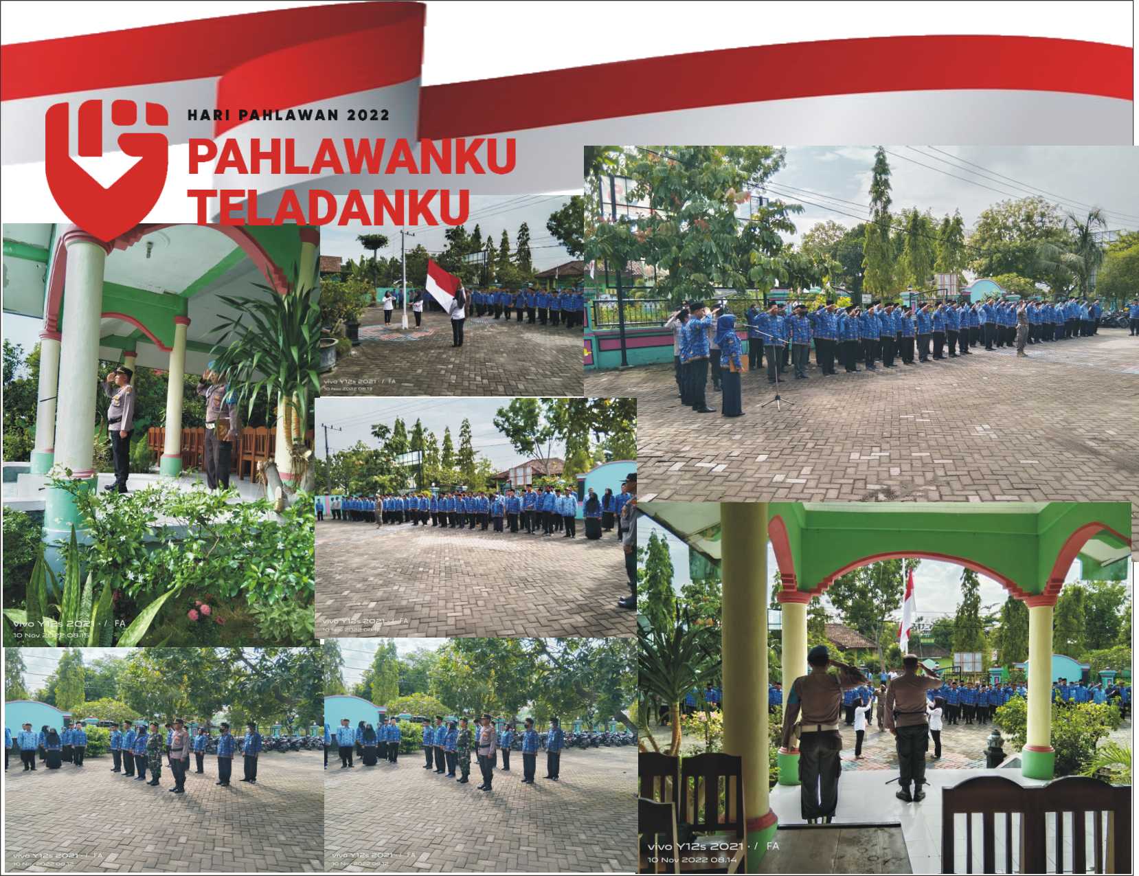 UPACARA HARI PAHLAWAN 10 NOVEMBER 2022 KECAMATAN PURWOSARI