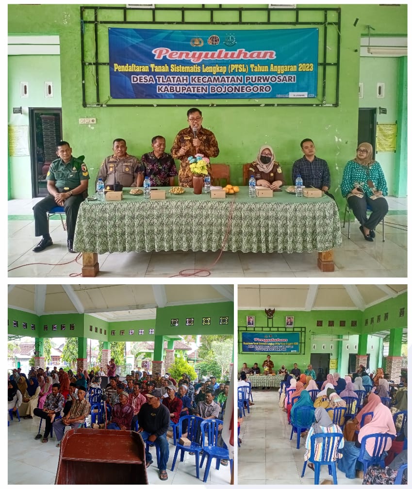 PENYULUHAN PTSL DI DESA TLATAH KECAMATAN PURWOSARI