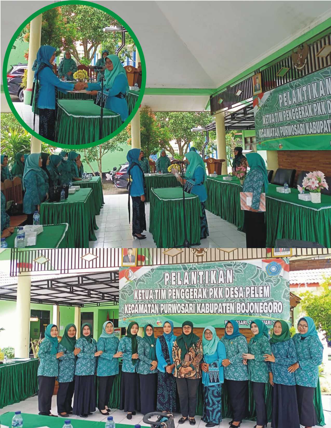 PELANTIKAN KETUA TP. PKK. DESA PELEM KEC. PURWOSARI