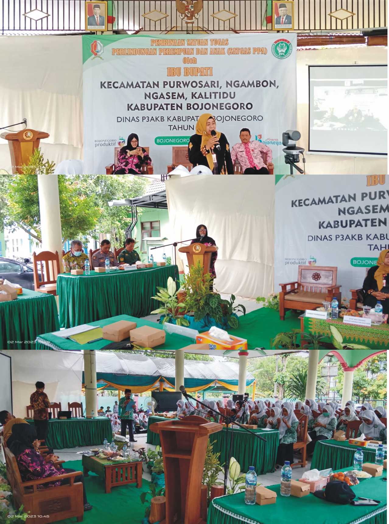 PEMBINAAN SATGAS PPA TAHUN 2023 KECAMATAN PURWOSARI, KALITIDU, NGAMBON DAN NGASEM