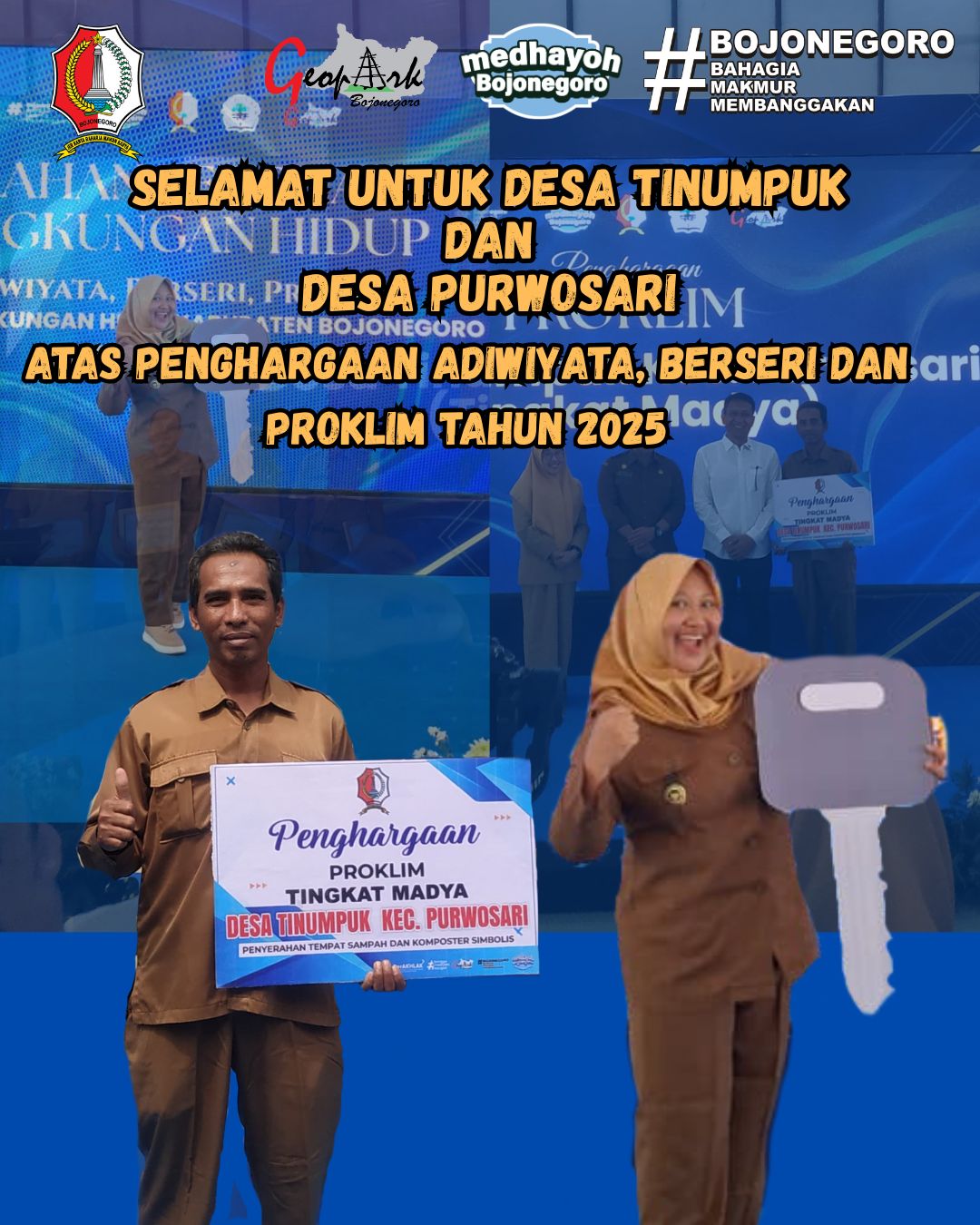Selamat Untuk Desa Tinumpuk dan Desa Purwosari