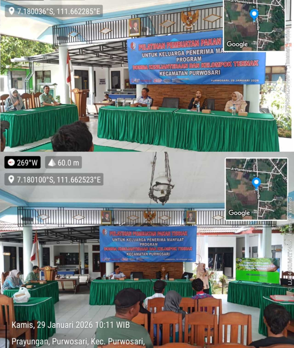 PELATIHAN PEMBUATAN PAKAN TERNAK