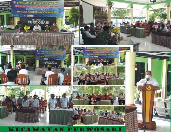 OPTIMALISASI PELAKSANAAN PPKM SERTA PEMBINAAN KARTAR DAN KARANG WERDA KECAMATAN PURWOSARI